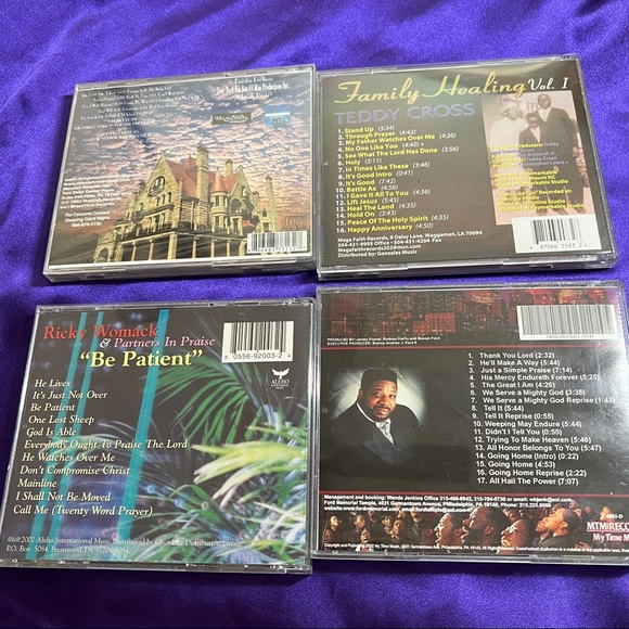 NEW📌4 CD's Chris Jones NEW, Ricky Womack, Teddy Cross, Bishop Andrew J. Ford II - Picture 2 of 14